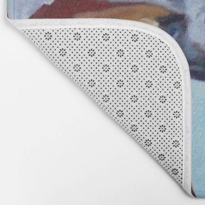 Kissing Boxers Dogs Portrait Bath Mat Gallery Image 2