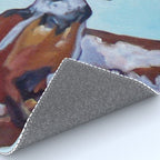 Kissing Boxers Dogs Portrait Rug Gallery Image 4