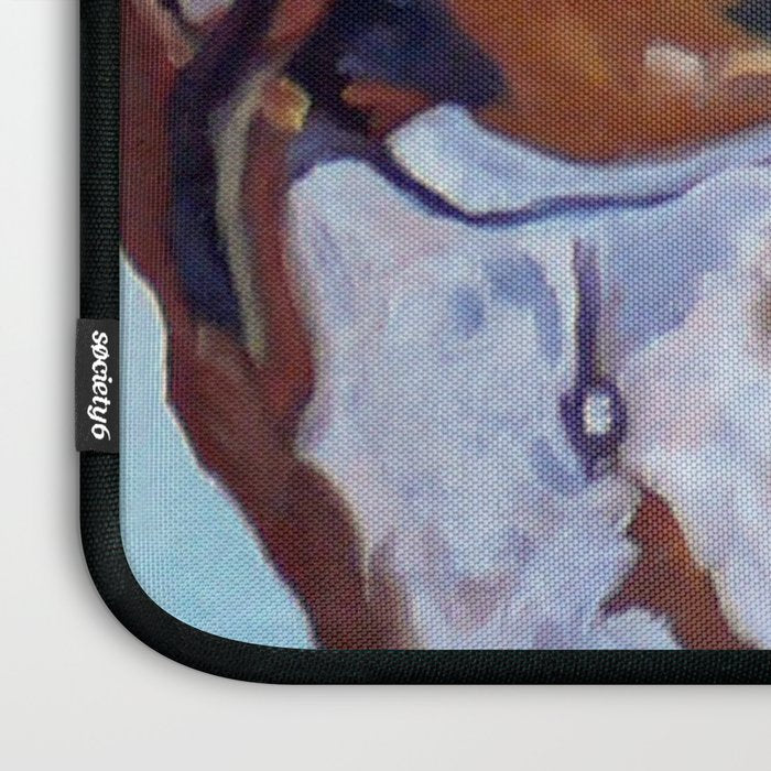 Kissing Boxers Dogs Portrait Laptop Sleeve Gallery Image 3