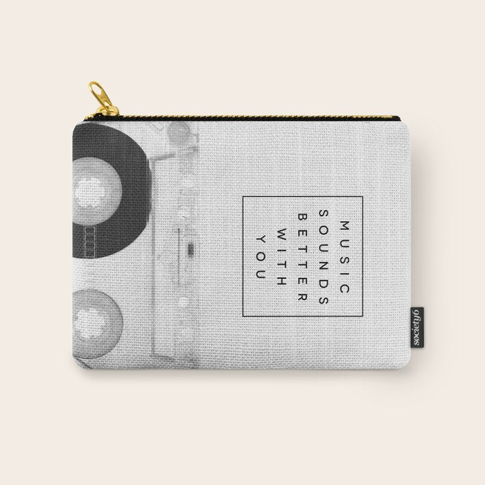 Music Sounds Better With You Carry All Pouch Gallery Image 1