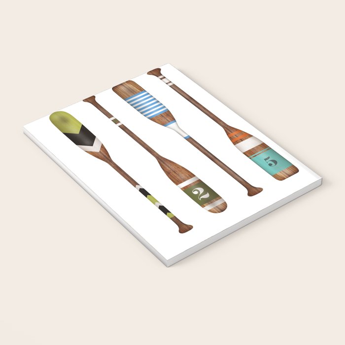 Lake life color paddles oar lake  Notebook Gallery Image 3