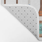 Lake life color paddles oar lake  Bath Mat Gallery Image 2