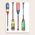Lake life color paddles oar lake  Notebook Gallery Image 4