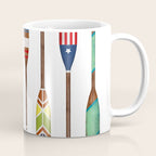 Lake life color paddles oar lake  Coffee Mug Gallery Image 1