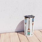 Lake life color paddles oar lake  Travel Mug Gallery Image 4