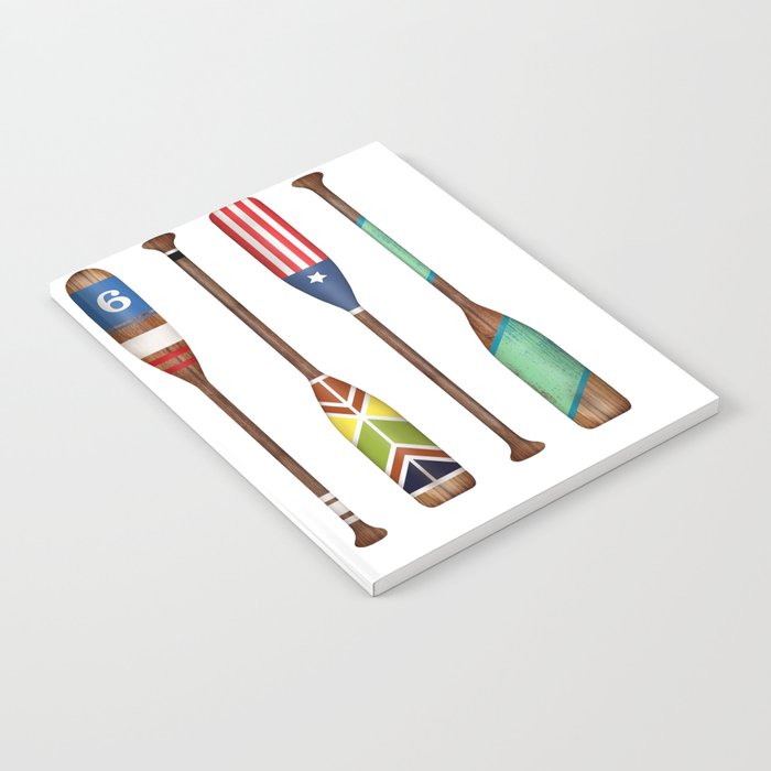 Lake life color paddles oar lake  Notebook Gallery Image 2