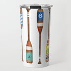 Lake life color paddles oar lake  Travel Mug Gallery Image 1