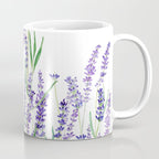 lavender watercolor horizontal Coffee Mug Gallery Image 1