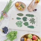 Cat and Plant 39: Tropicat Leaves Cutting Board Gallery Image 2