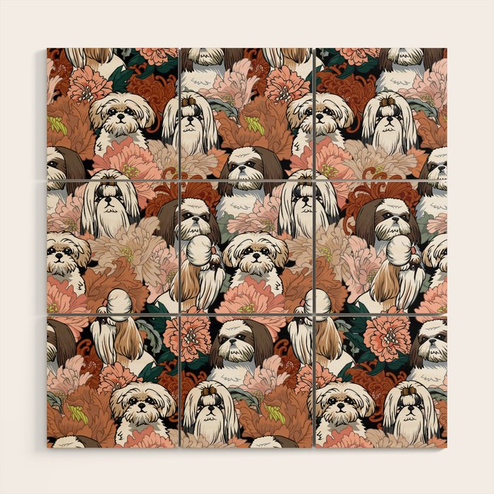 Because Shih Tzu Wood Wall Art Gallery Image 1