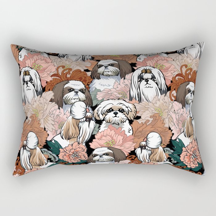 Because Shih Tzu Rectangular Pillow Gallery Image 2