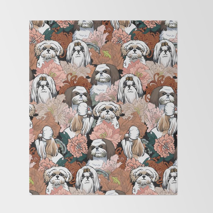 Because Shih Tzu Throw Blanket Gallery Image 2