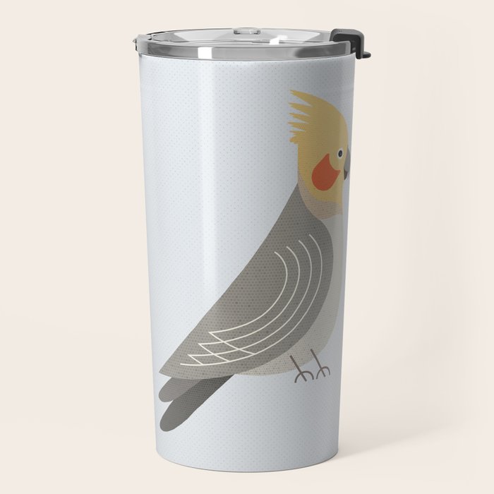 Whimsy Cockatiel Travel Mug Gallery Image 2