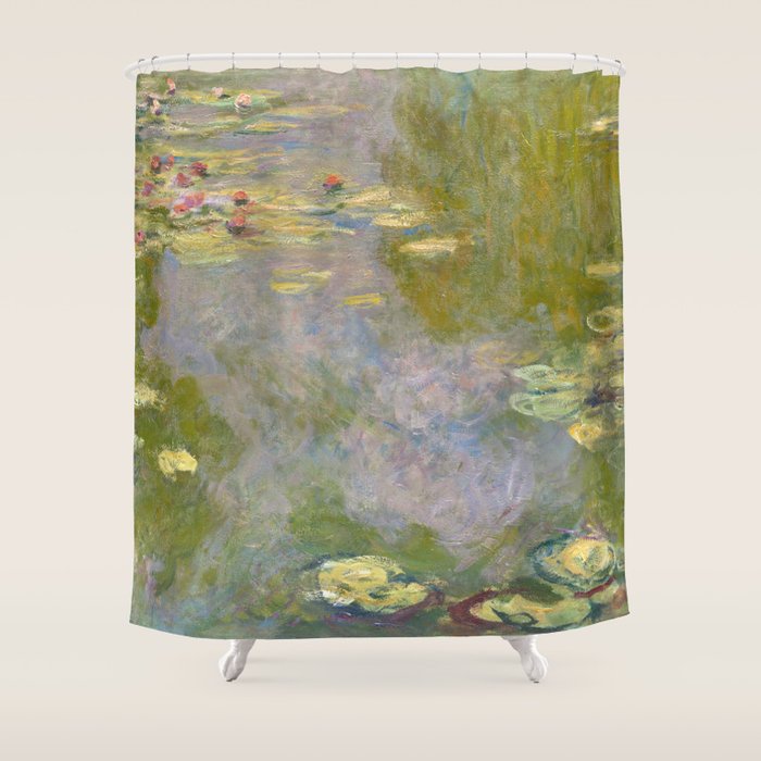 Water Lilies by Claude Monet Shower Curtain Gallery Image 1