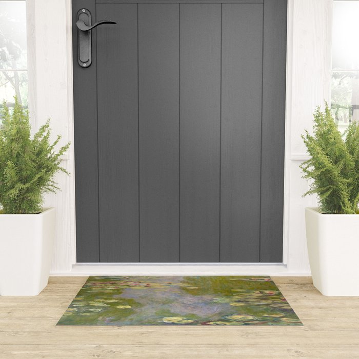 Water Lilies by Claude Monet Welcome Mat Gallery Image 3