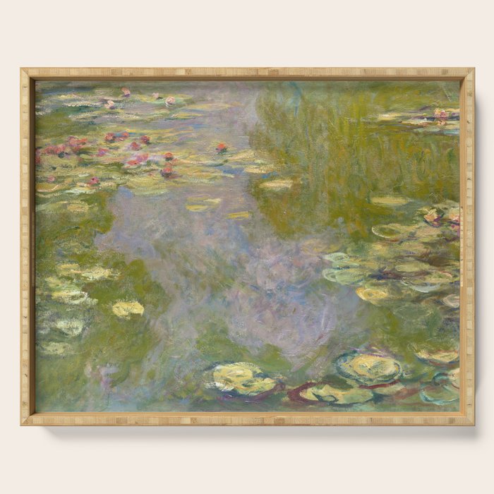Water Lilies by Claude Monet Serving Tray Gallery Image 1
