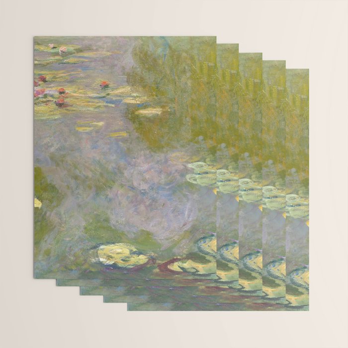 Water Lilies by Claude Monet Wrapping Paper Gallery Image 3