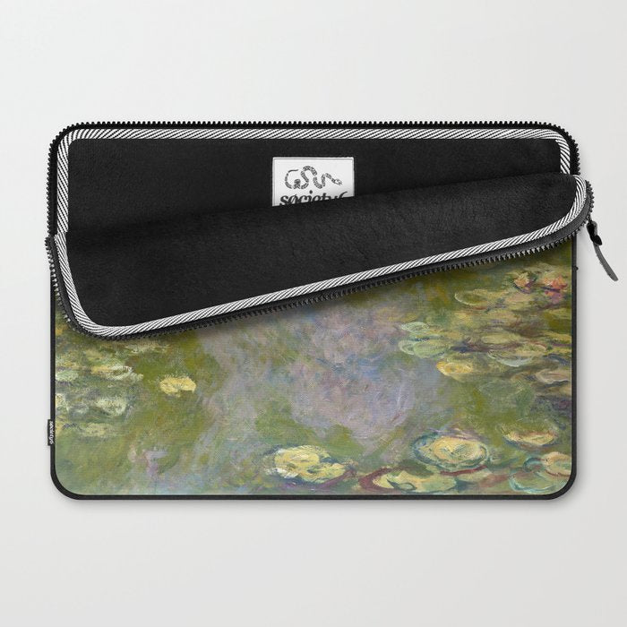Water Lilies by Claude Monet Laptop Sleeve Gallery Image 2