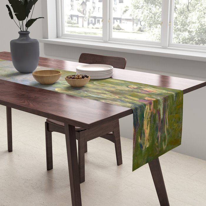 Water Lilies by Claude Monet Table Runner Gallery Image 2