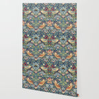 Strawberry Thief by William Morris, 1883 Wallpaper Gallery Image 2