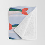 Large Sardines Pattern Throw Blanket Gallery Image 3