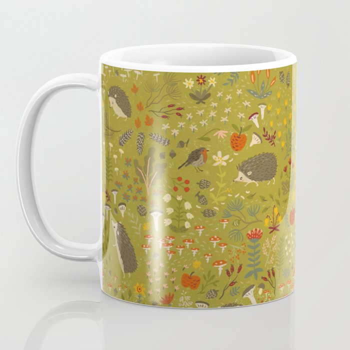 Hedgehog Meadow Coffee Mug Gallery Image 3