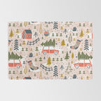 Home For The Holidays Blush Pink Christmas Rug Gallery Image 2