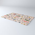 Home For The Holidays Blush Pink Christmas Rug Gallery Image 3