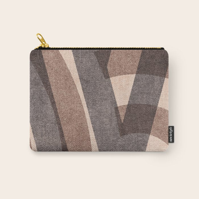 ABSTRACT ALPHABET / Decorative M Carry All Pouch Gallery Image 1