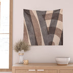 ABSTRACT ALPHABET / Decorative M Wall Tapestry Gallery Image 2