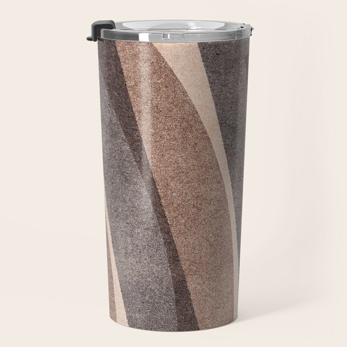 ABSTRACT ALPHABET / Decorative M Travel Mug Gallery Image 3