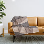 ABSTRACT ALPHABET / Decorative M Throw Blanket Gallery Image 1
