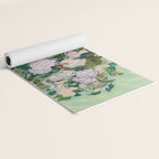 Pink Roses Van Gogh Yoga Mat Gallery Image 2