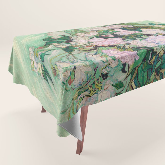 Pink Roses Van Gogh Tablecloth Gallery Image 1