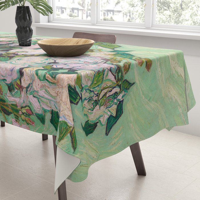 Pink Roses Van Gogh Tablecloth Gallery Image 3