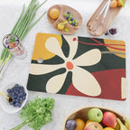 Abstract Daisy 01 Cutting Board Gallery Image 2