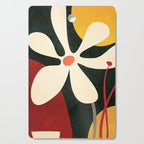 Abstract Daisy 01 Cutting Board Gallery Image 1