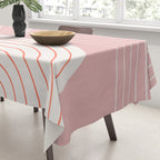 Two Tone Line Curvature XIX Tablecloth Gallery Image 3