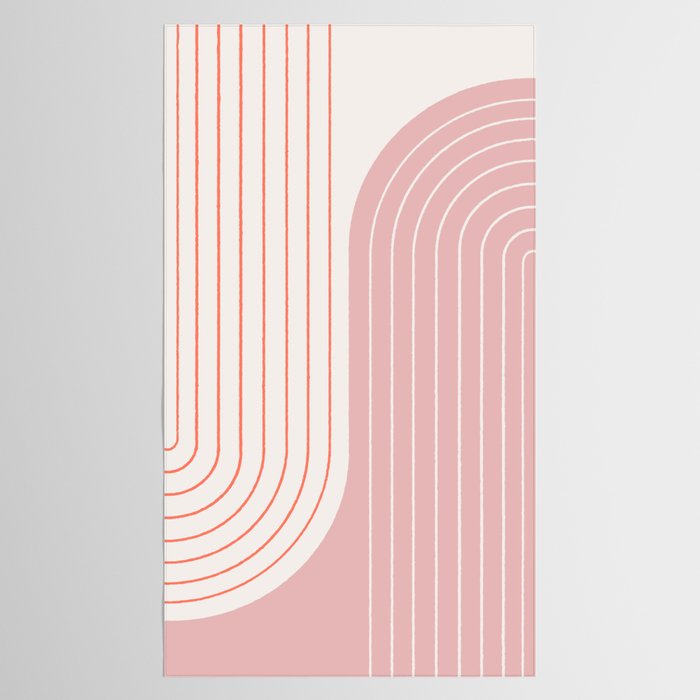 Two Tone Line Curvature XIX Tablecloth Gallery Image 2
