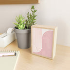 Two Tone Line Curvature XIX Mini Art Print Gallery Image 2