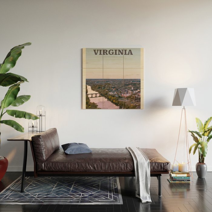 Visit Virginia Wood Wall Art Gallery Image 2