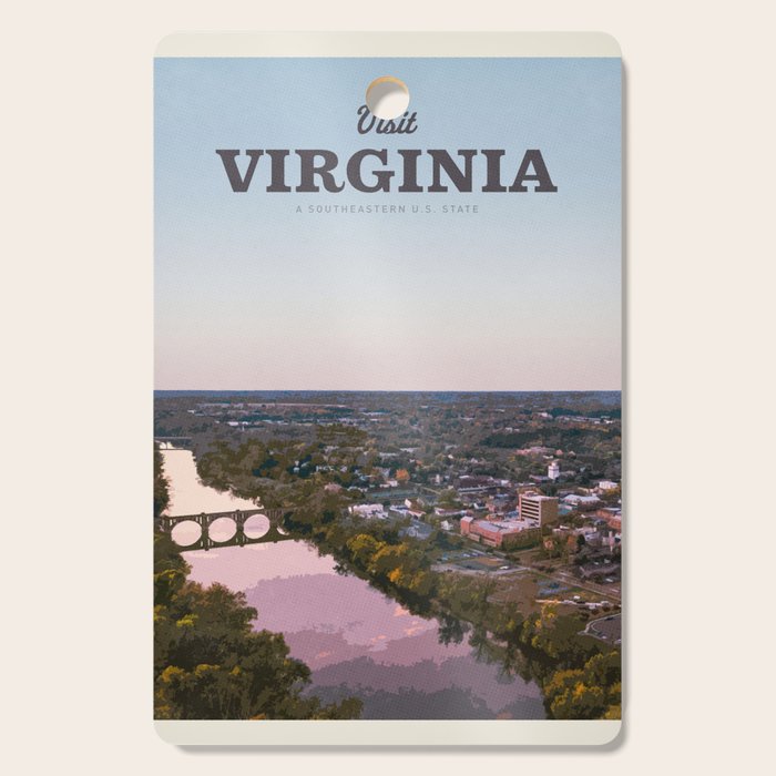 Visit Virginia Cutting Board Gallery Image 1