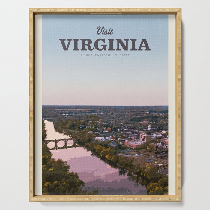 Visit Virginia Serving Tray Gallery Image 1