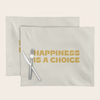 Happiness is a choice - gold Placemat Gallery Image 1