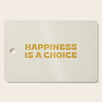 Happiness is a choice - gold Cutting Board Gallery Image 1