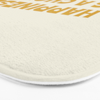 Happiness is a choice - gold Bath Mat Gallery Image 3