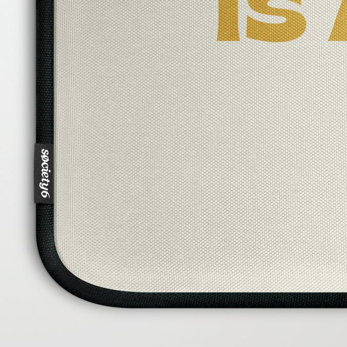 Happiness is a choice - gold Laptop Sleeve Gallery Image 3