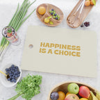 Happiness is a choice - gold Cutting Board Gallery Image 2