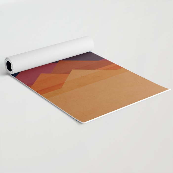 Full moon and pyramid Yoga Mat Gallery Image 2