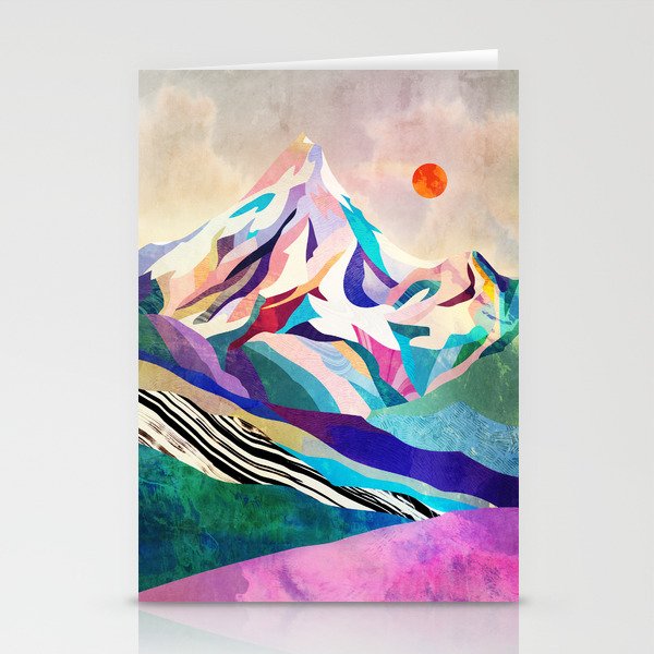 Mountain peak Stationery Card Gallery Image 2